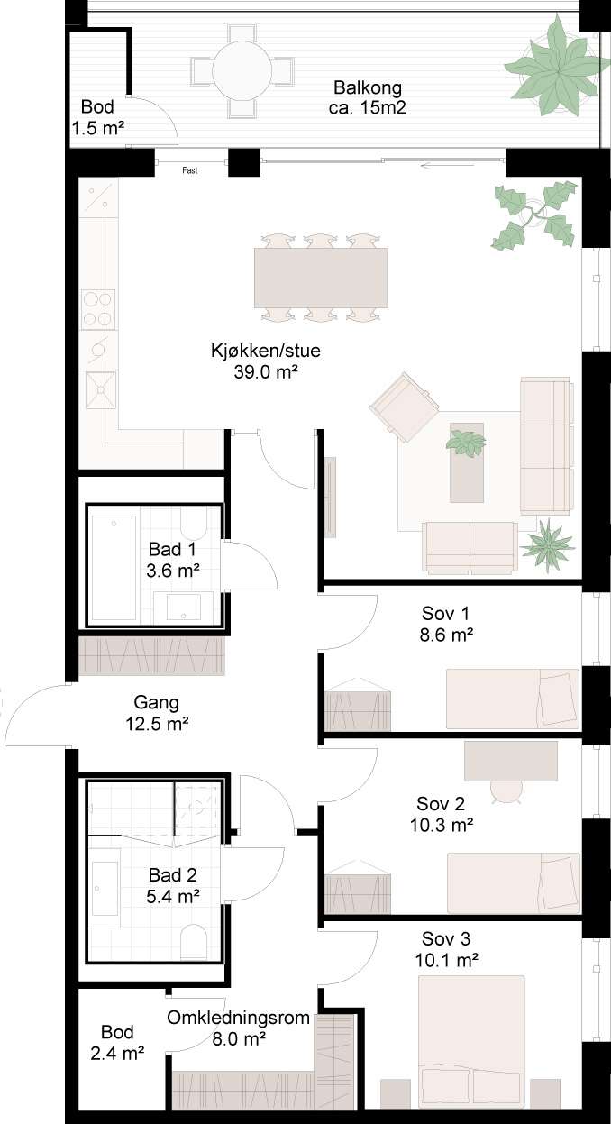 Plantegning 1